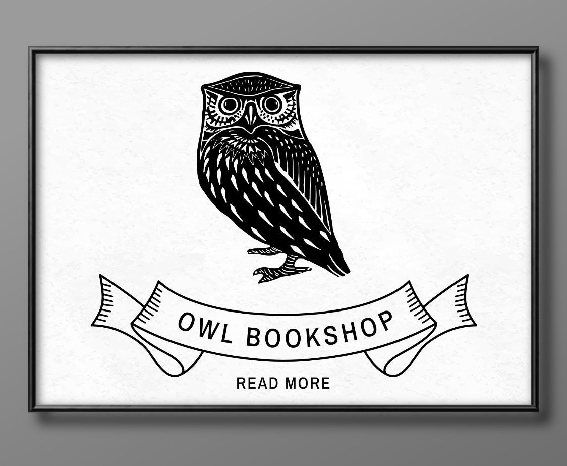 10011フクロウ ミミズク 猛禽類 A3 サイズ ポスター アート おしゃれ