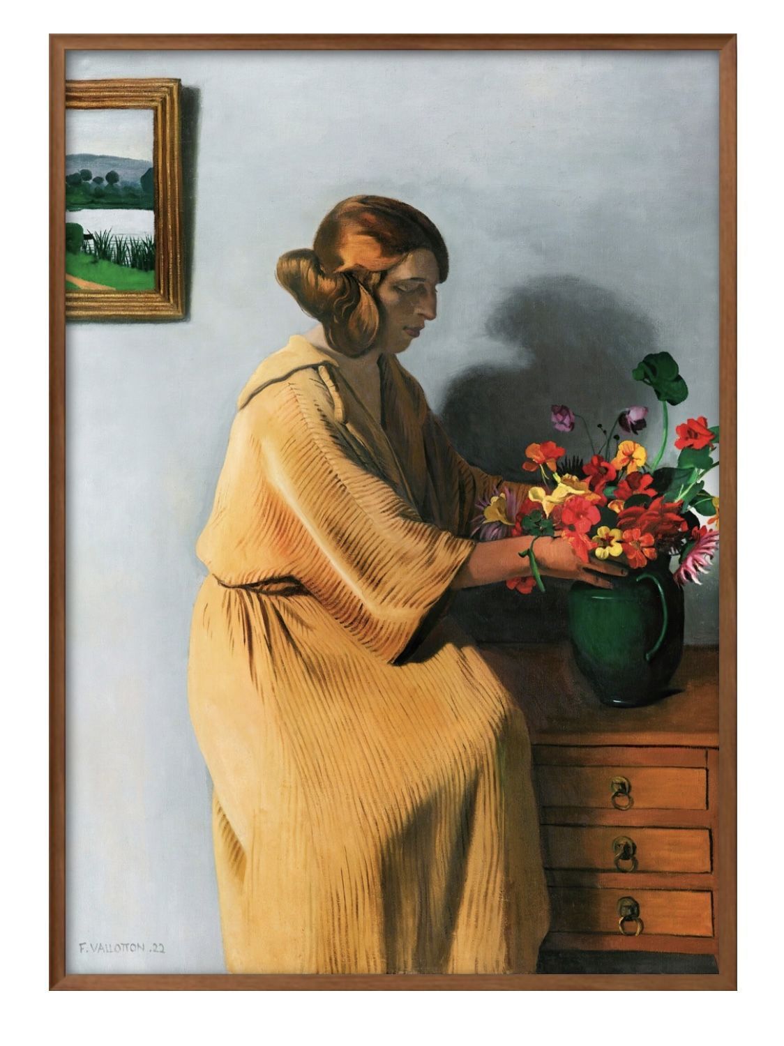 09911フェリックス ヴァロットン The Bouquet A3 サイズ ポスター