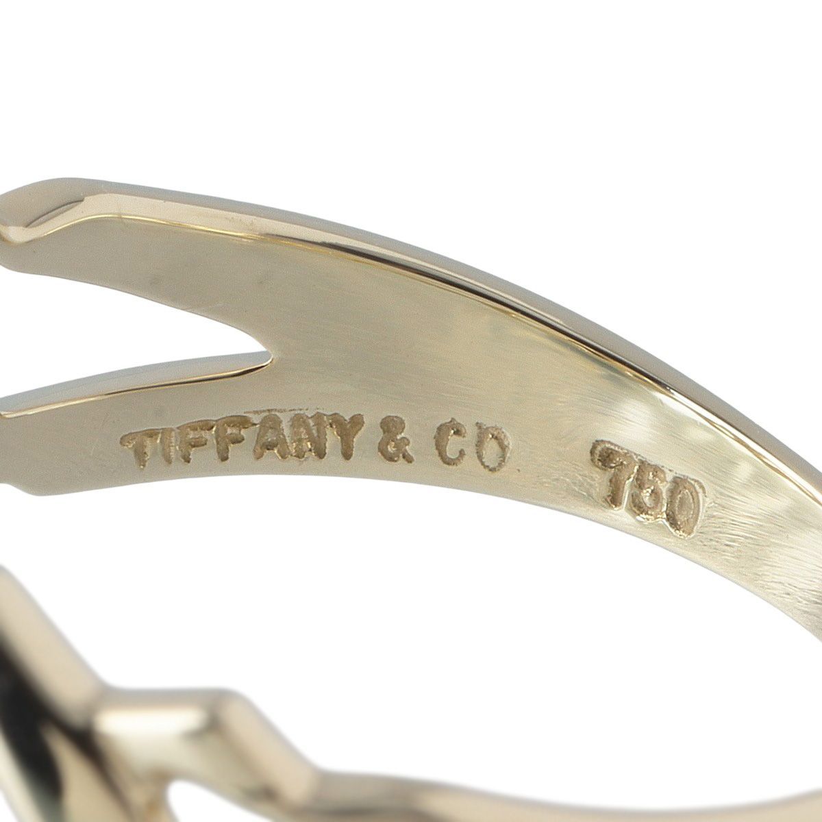 ティファニー ラビング トリプルハート リング 13号～13.5号 750YG