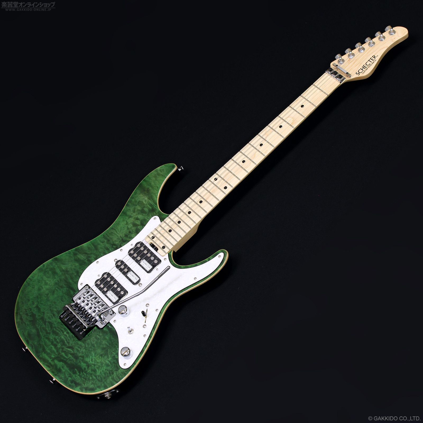 新品] SCHECTER SD-2-24-AL GRN/M [See-thru Green] - メルカリ