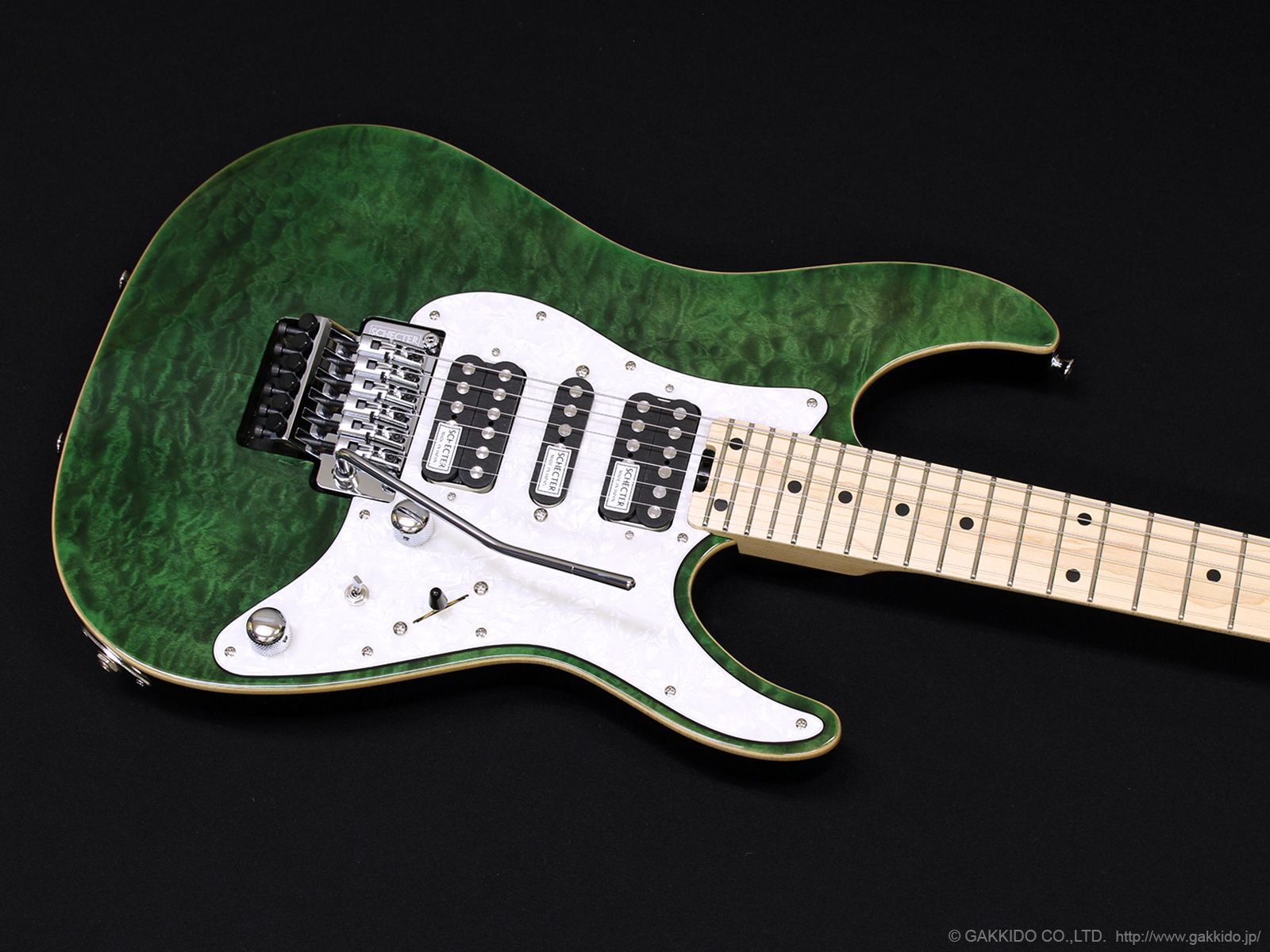 新品] SCHECTER SD-2-24-AL GRN/M [See-thru Green] - メルカリ