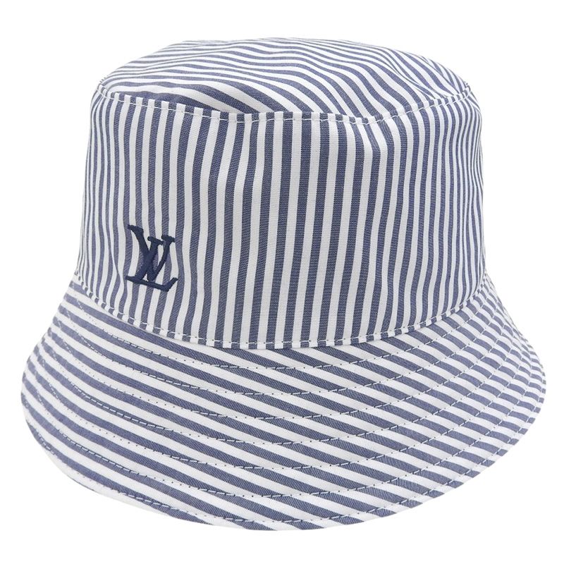 LV ストライプ バケットハットリバーシブル ルイヴィトン LOUIS VUITTON バケットハット LVリーグ ストライプ 帽子