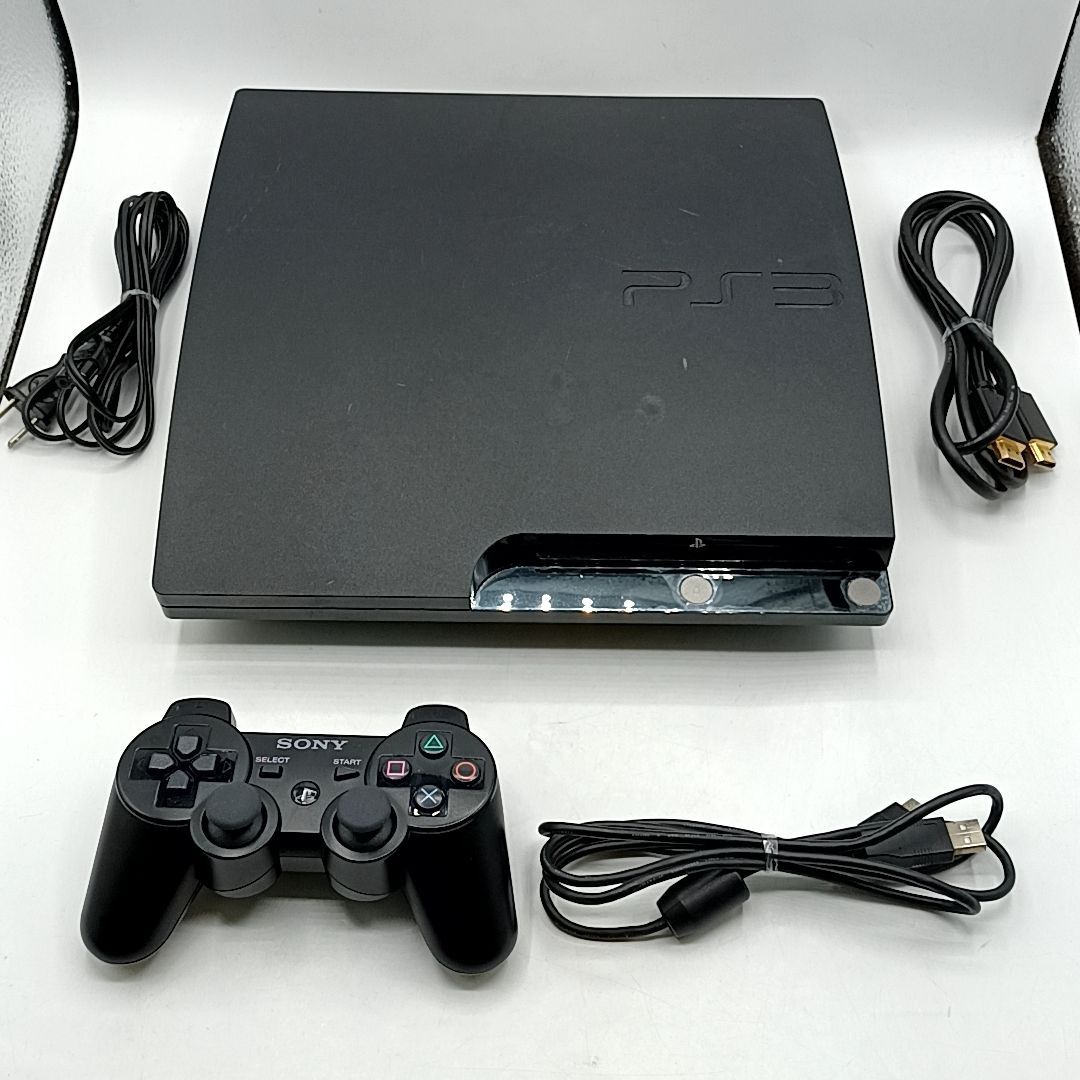 動作品 Sony PS 3 CECH-2500 A 本体一式セット 160 GB み Playstation プレステ３