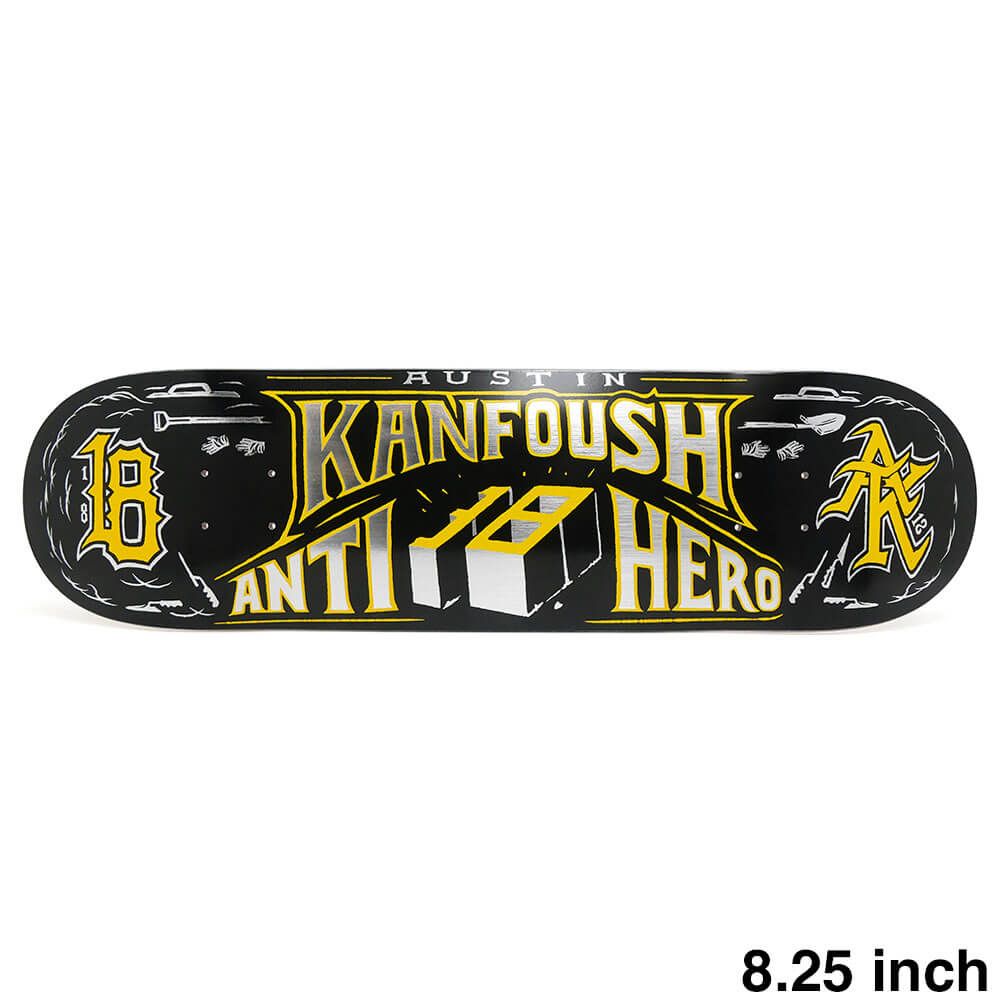 ANTIHERO DECK アンチヒーロー デッキ AUSTIN KANFOUSH CUSTOM 8.25
