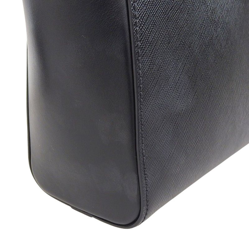プラダ PRADA 2WAYバッグ ハンドバッグ ショルダーバッグ サフィアーノ レザー ブラック 1BA380 中古 新入荷 OB2730 PRADA】プラダ『サフィアーノレザー 2WAYハンドバッグ』レディース