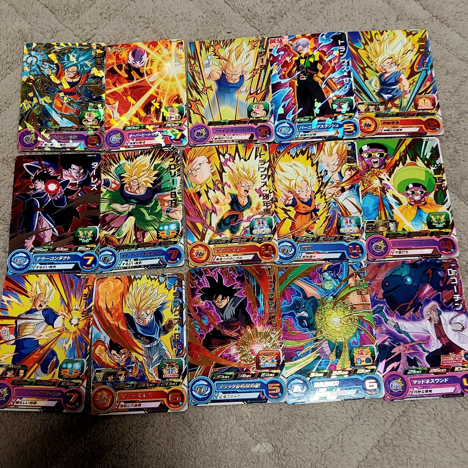 ②ドラゴンボールヒーローズカード 240枚 まとめ売り キラカード多数