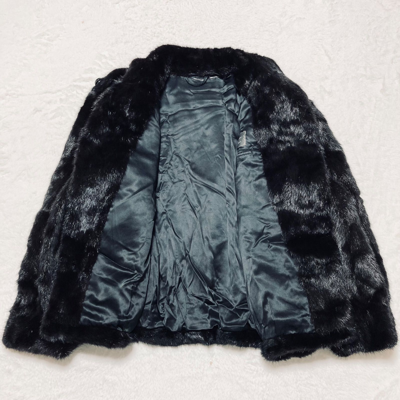 SAGA MINK ミンクジャケット サイズM □良品□稀少□SAGA MINK サガミンク ミンクファーダブルジャケット