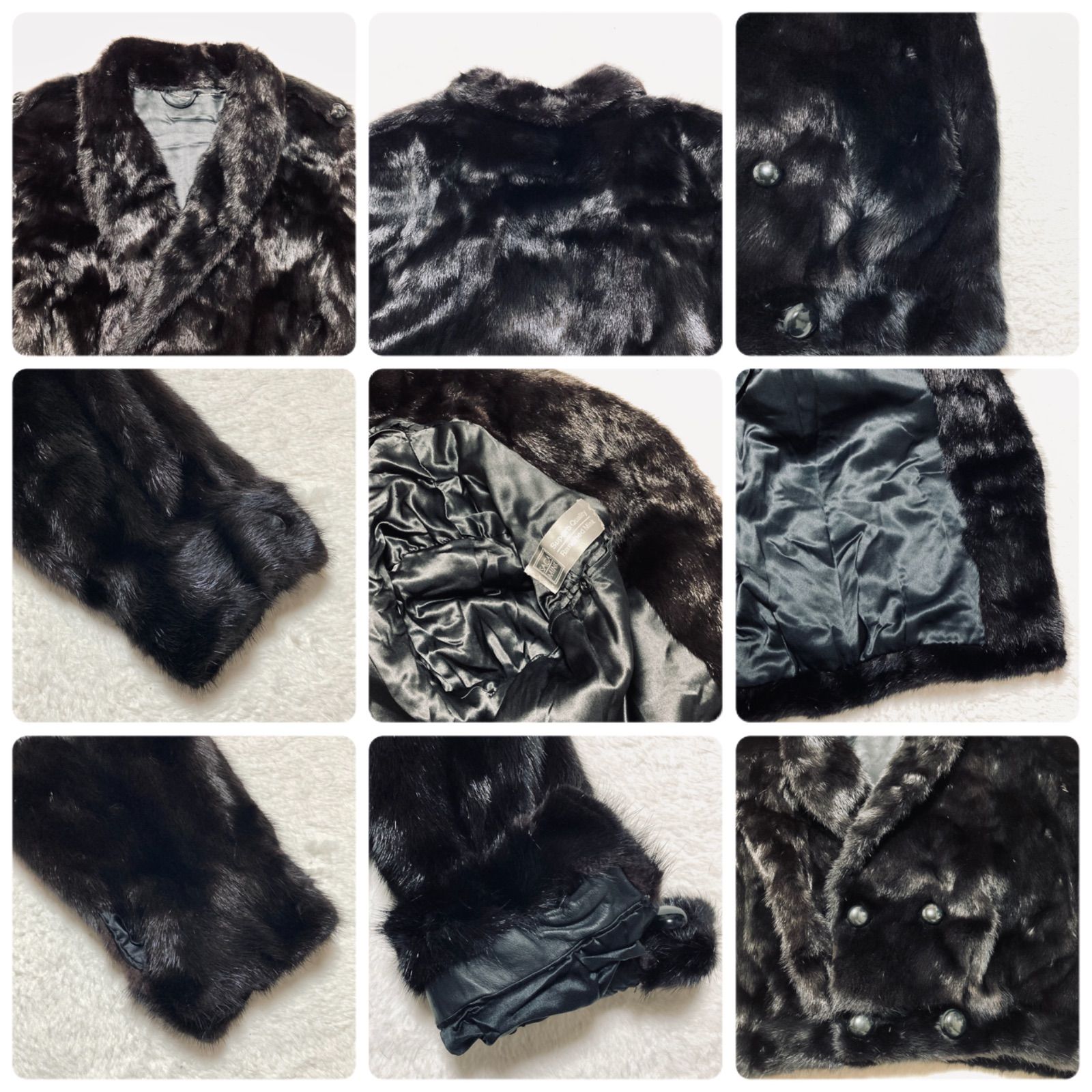 □良品□稀少□SAGA MINK サガミンク ミンクファーダブルジャケット