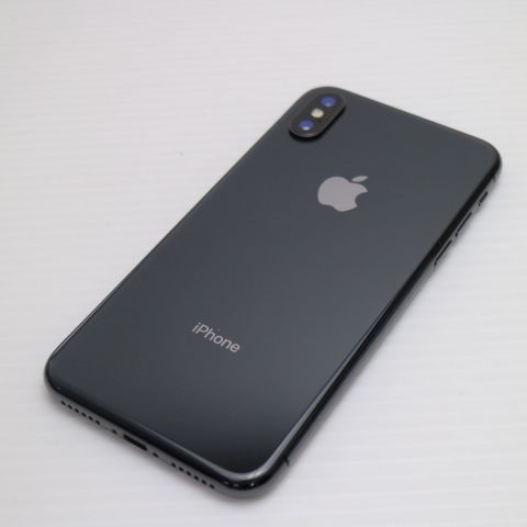 美品 SIMフリー iPhoneX 64GB スペースグレイ スマホ 即日発送 スマホ