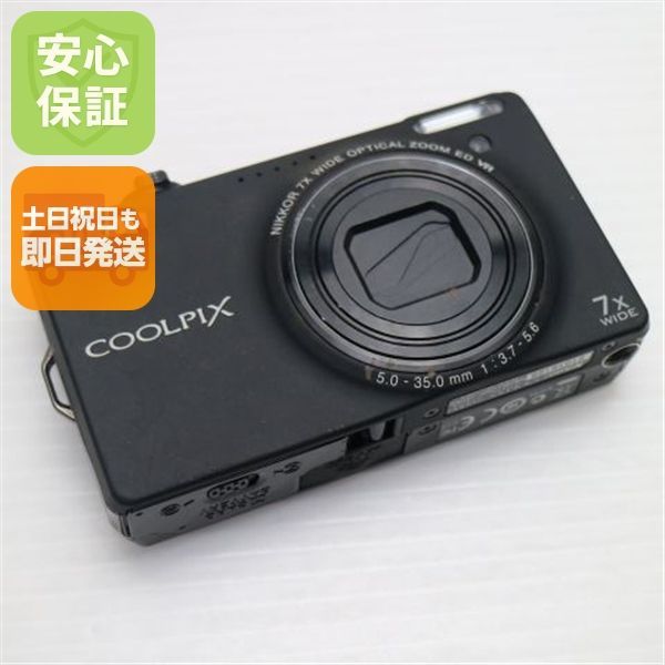 良品中古 COOLPIX S6000 ノーブルブラック 即日発送 Nikon デジカメ