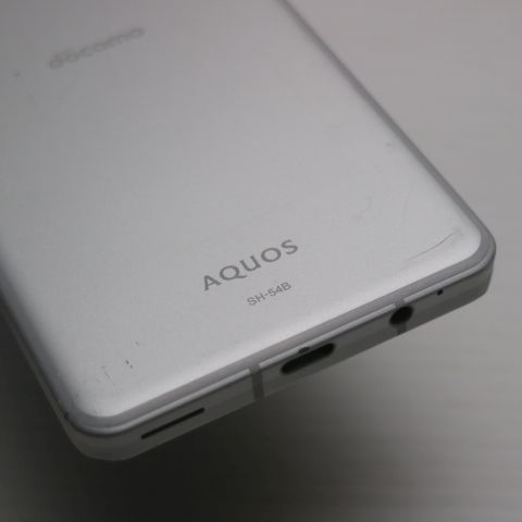 美品 SH-54B AQUOS sense6 シルバー ガラケー 白ロム 本体 即日発送