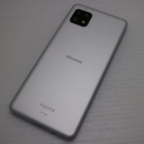 新品同様 SH-54B AQUOS sense6 シルバー ガラケー 白ロム 本体 即日