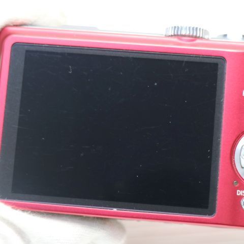 注文 美品 DMC-TZ10 レッド 即日発送 Panasonic LUMIX デジカメ 本体