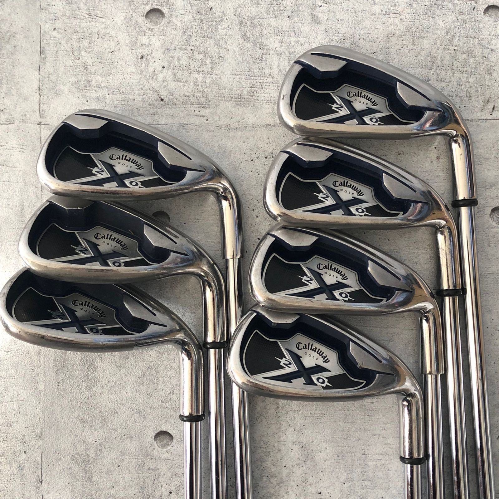 キャロウェイ Callaway X20 アイアン 純正 スチール 7本 メンズ ゴルフ