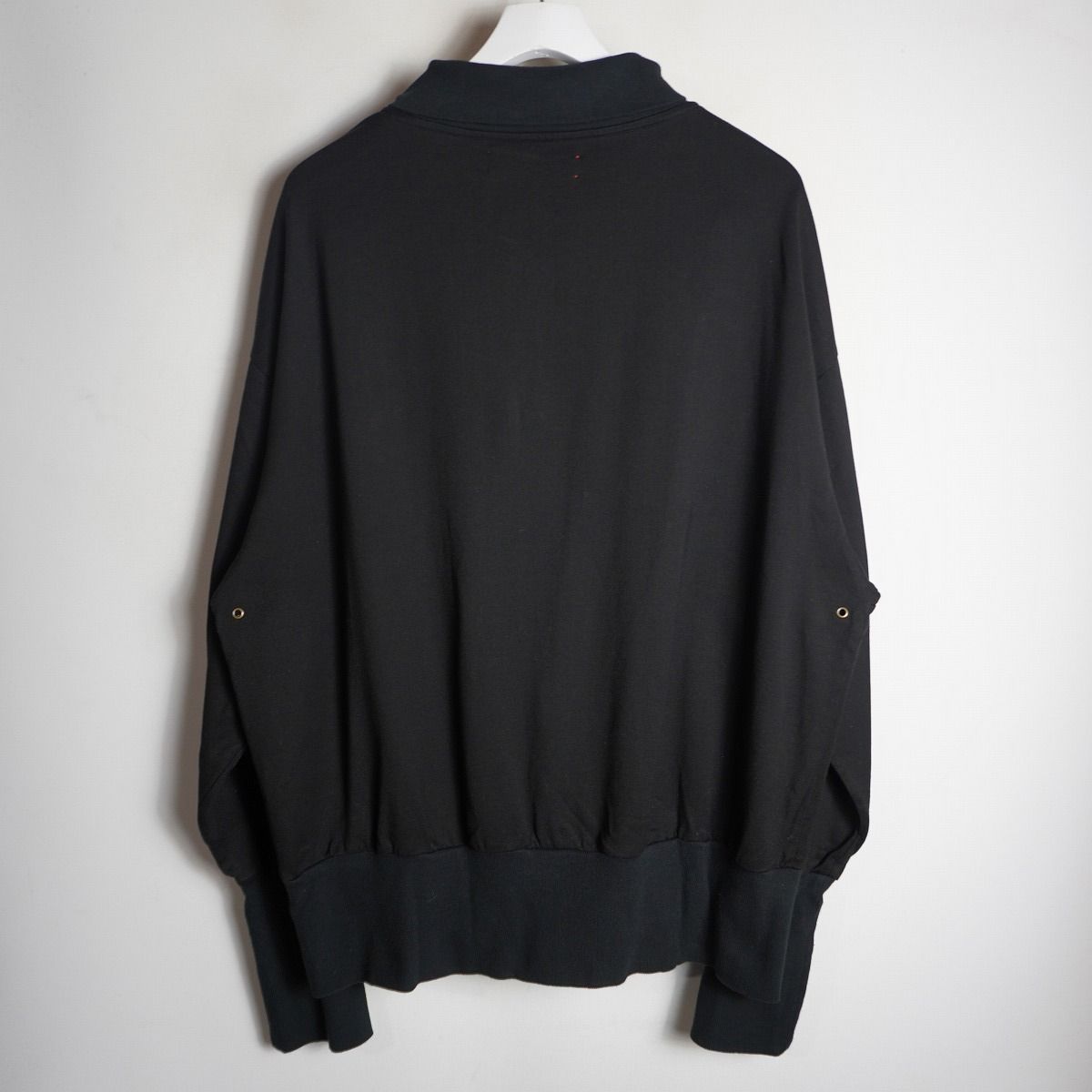 美品25SS Barbell Object バーベル オブジェクト Zip Sweat ヘンリー