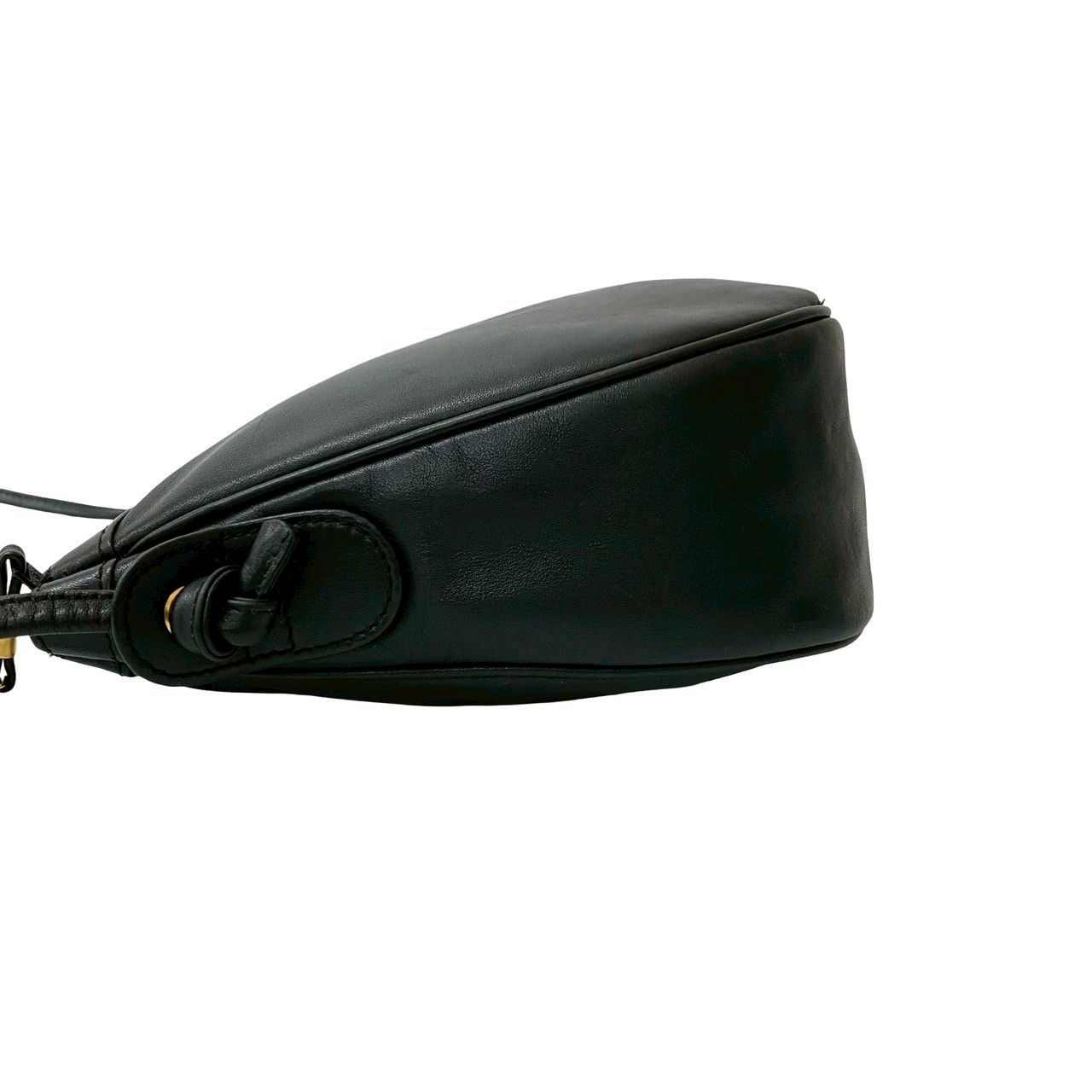 極 美品 LOEWE ロエベ アナグラム ロゴ 刻印 オールレザー 本革 ミニ