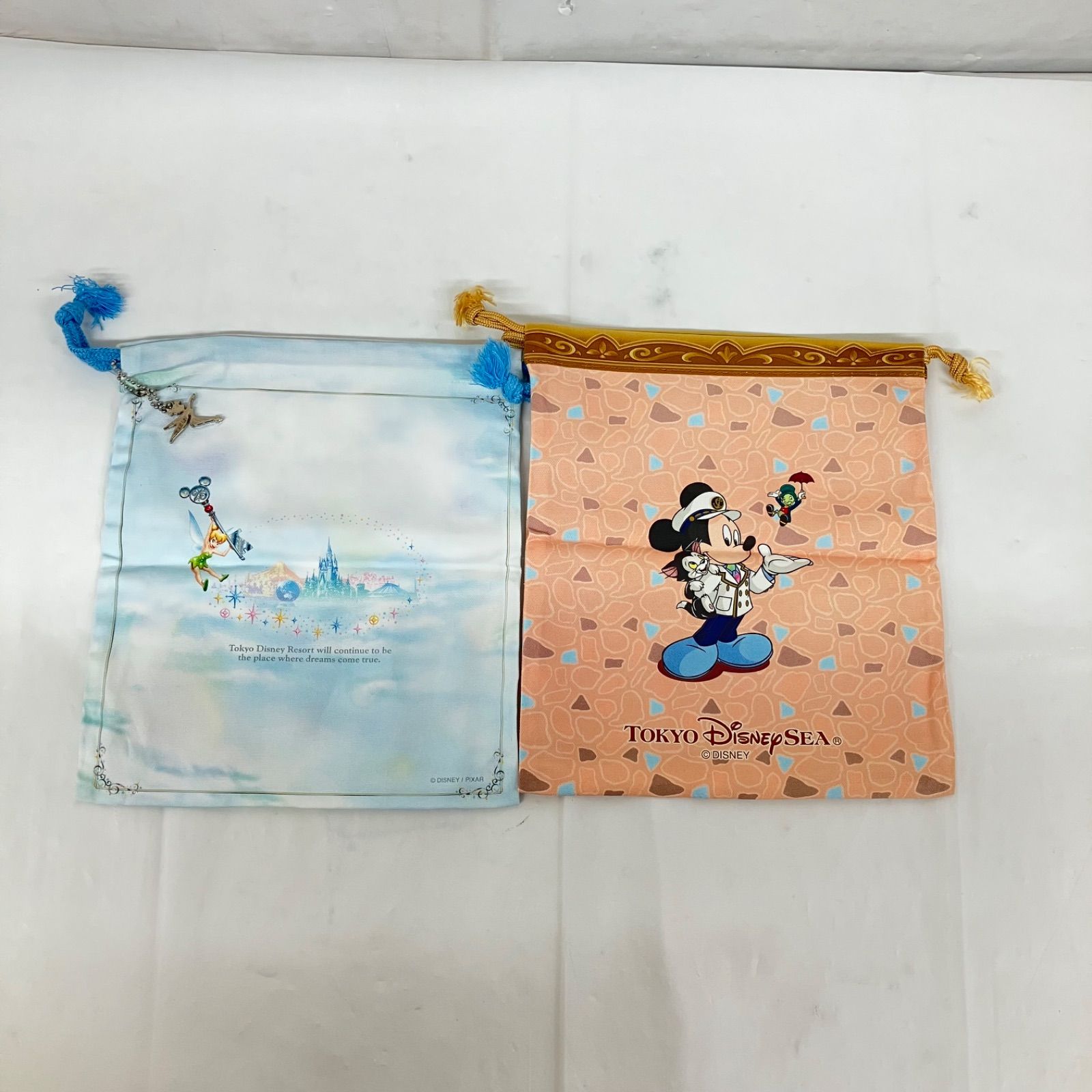 東京ディズニーリゾート ディズニーランド 記念巾着 約10点 美品