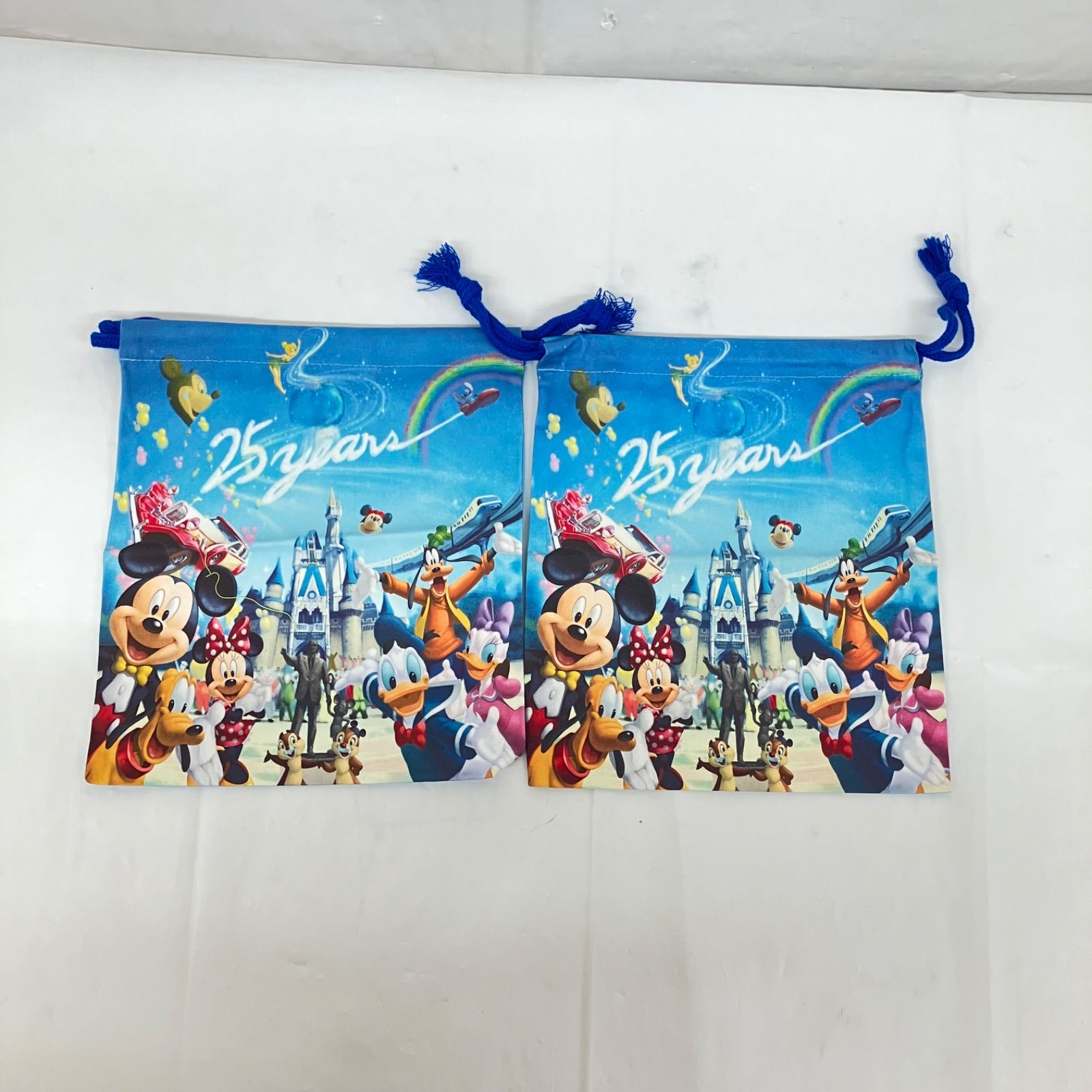 東京ディズニーリゾート ディズニーランド 記念巾着 約10点 美品