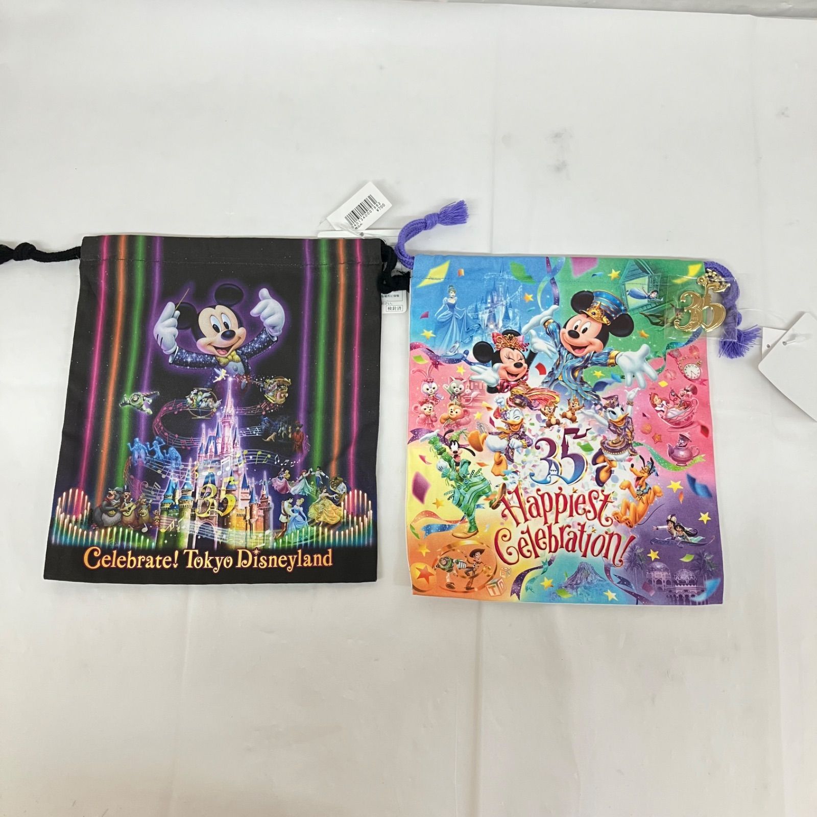 東京ディズニーリゾート ディズニーランド 記念巾着 約10点 美品
