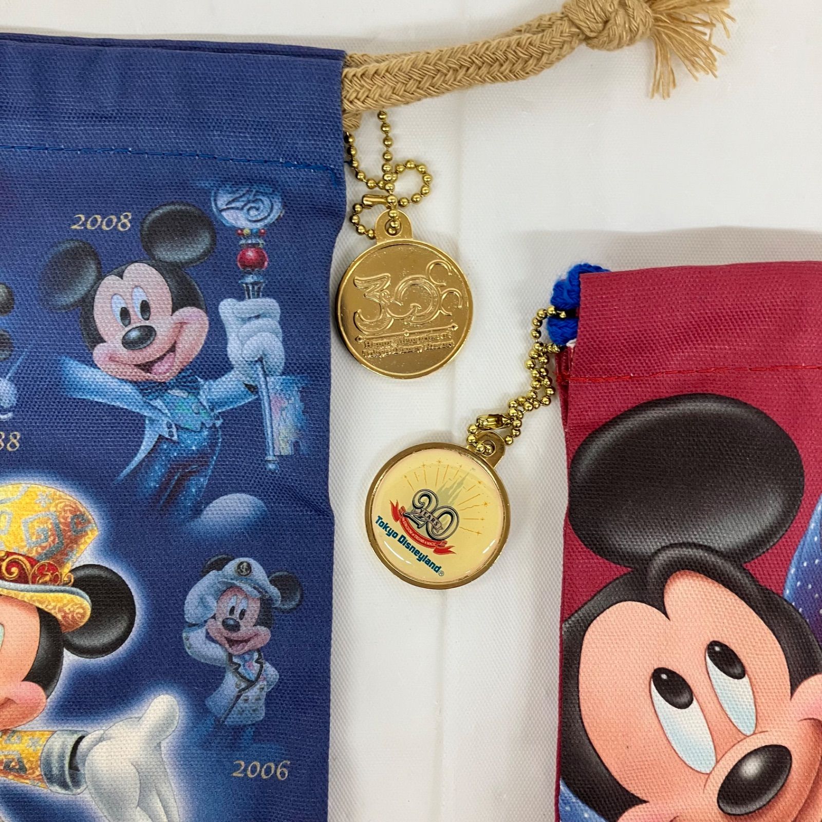 東京ディズニーリゾート ディズニーランド 記念巾着 約10点 美品