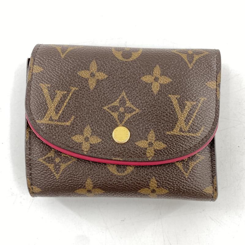 LOUIS VUITTON ポルトフォイユアリアンヌ M 62036 モノグラム ブラウン ピンク ルイ ヴィトン 10