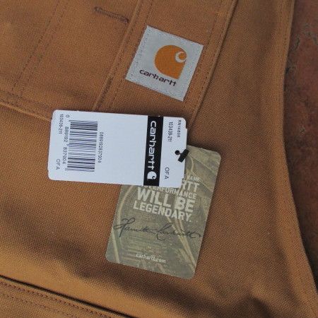  USA企画 カーハート アメリカより入荷 アイディア次第で色々と使える ラギッドなワークスタイル エプロン CARHARTT USA FIRM DUCK APRON ブラウン エプロン エプロン 三角巾