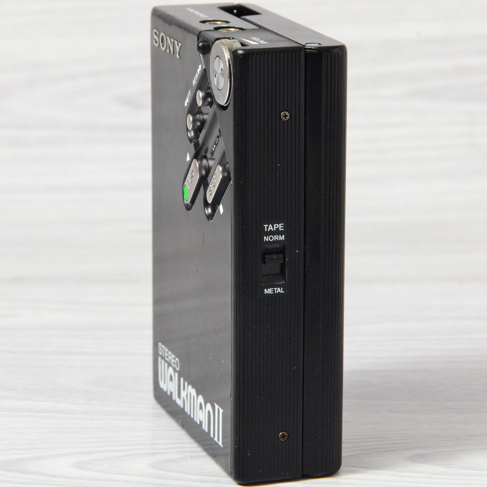 SONY WALKMAN WM 2 カセットウォークマン ブラック 整備済 TY 396