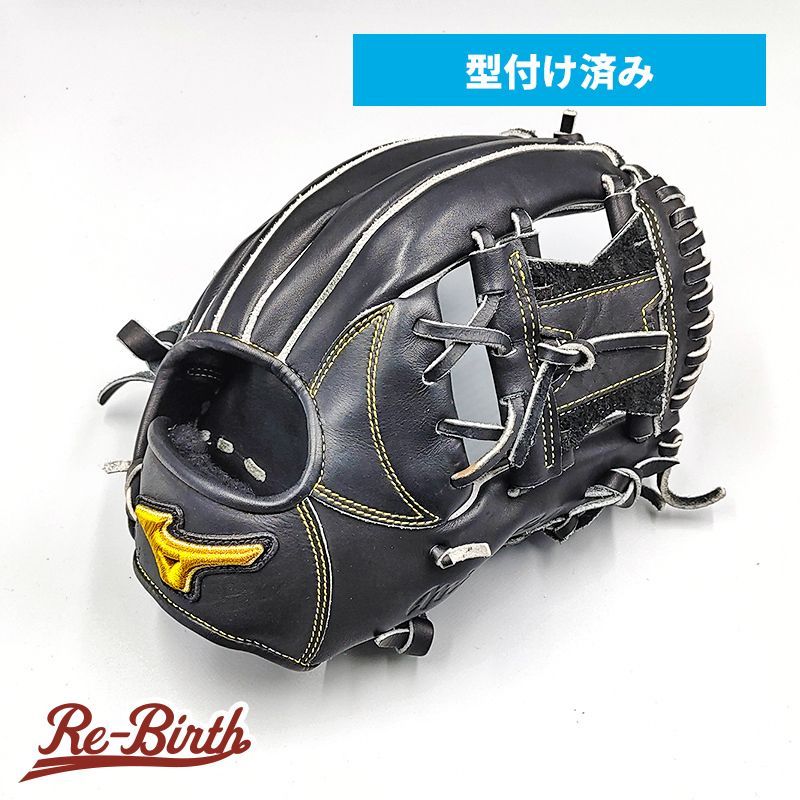 クリーニング済み 高校野球対応 ミズノ 硬式グローブ 内野手用 型付け済み mizuno グラブ KA 50