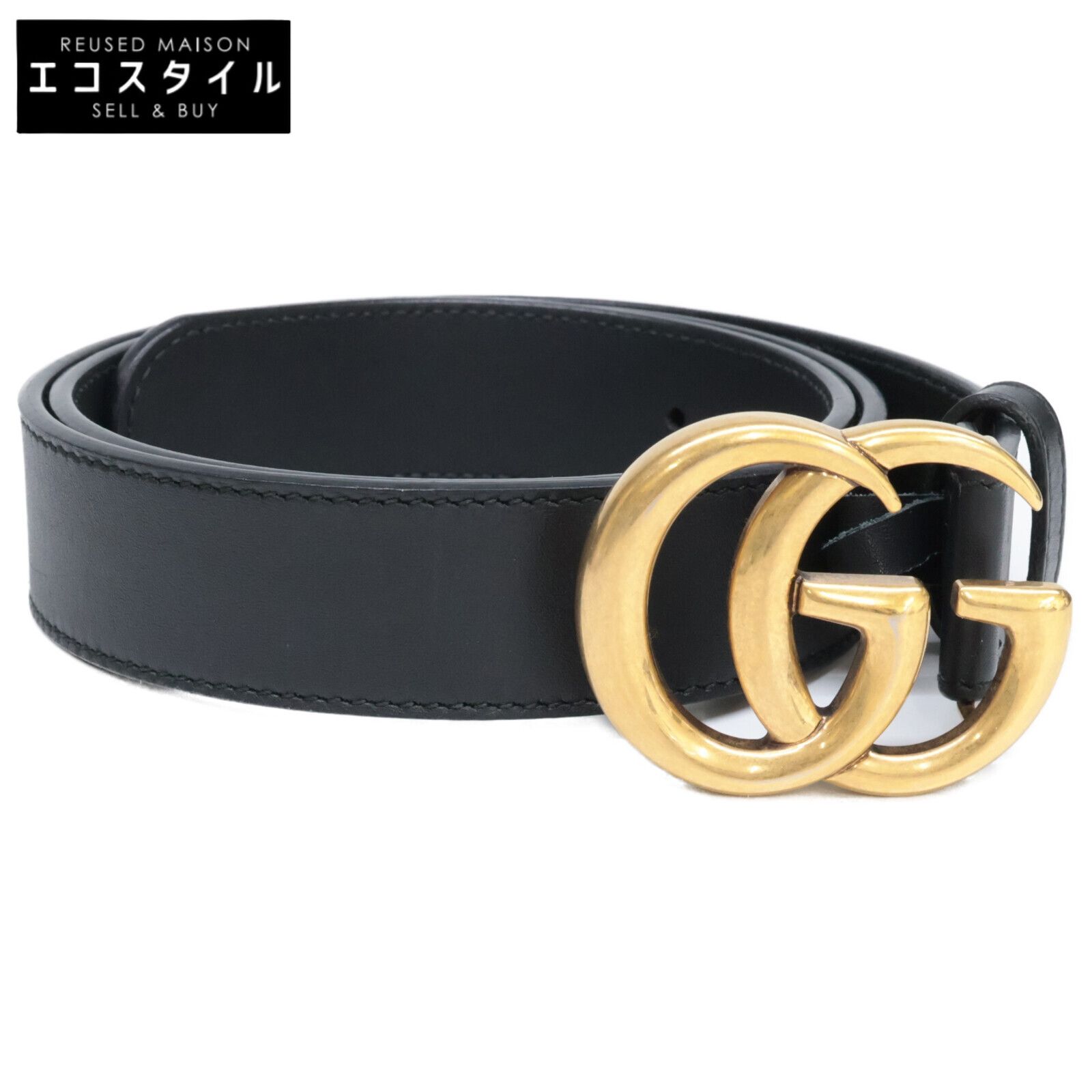 GUCCI グッチ 414516 ダブルG スリム 80 32