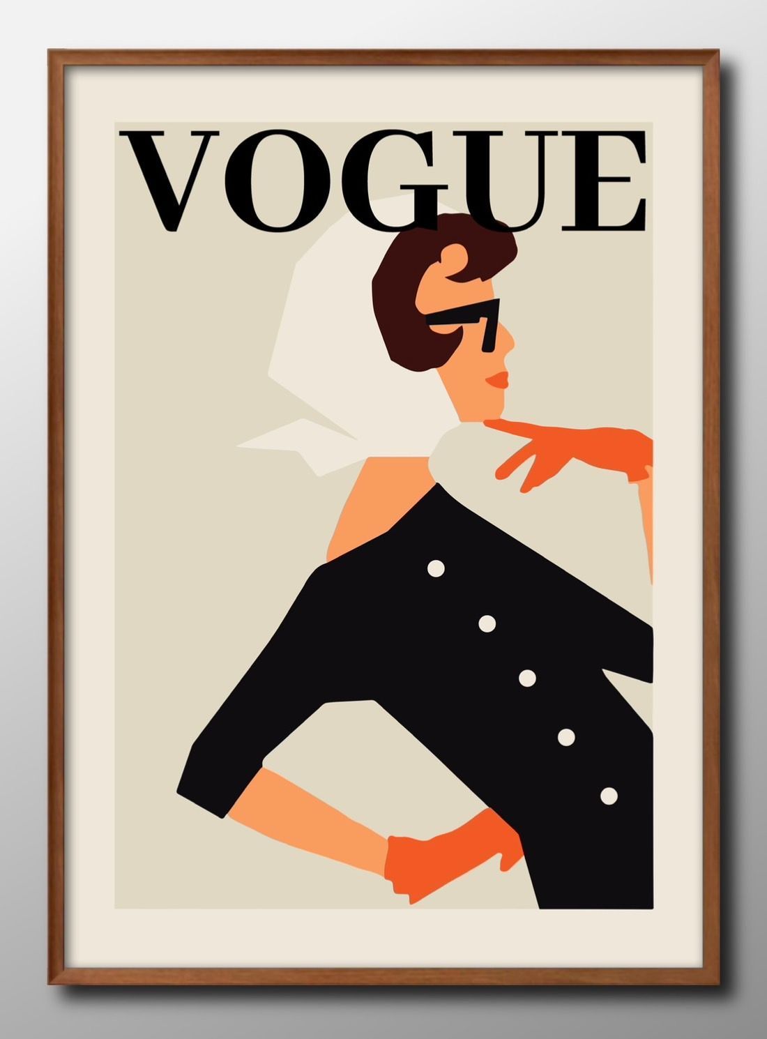 11200ヴォーグ ビンテージイラスト A3 サイズ ポスター アート