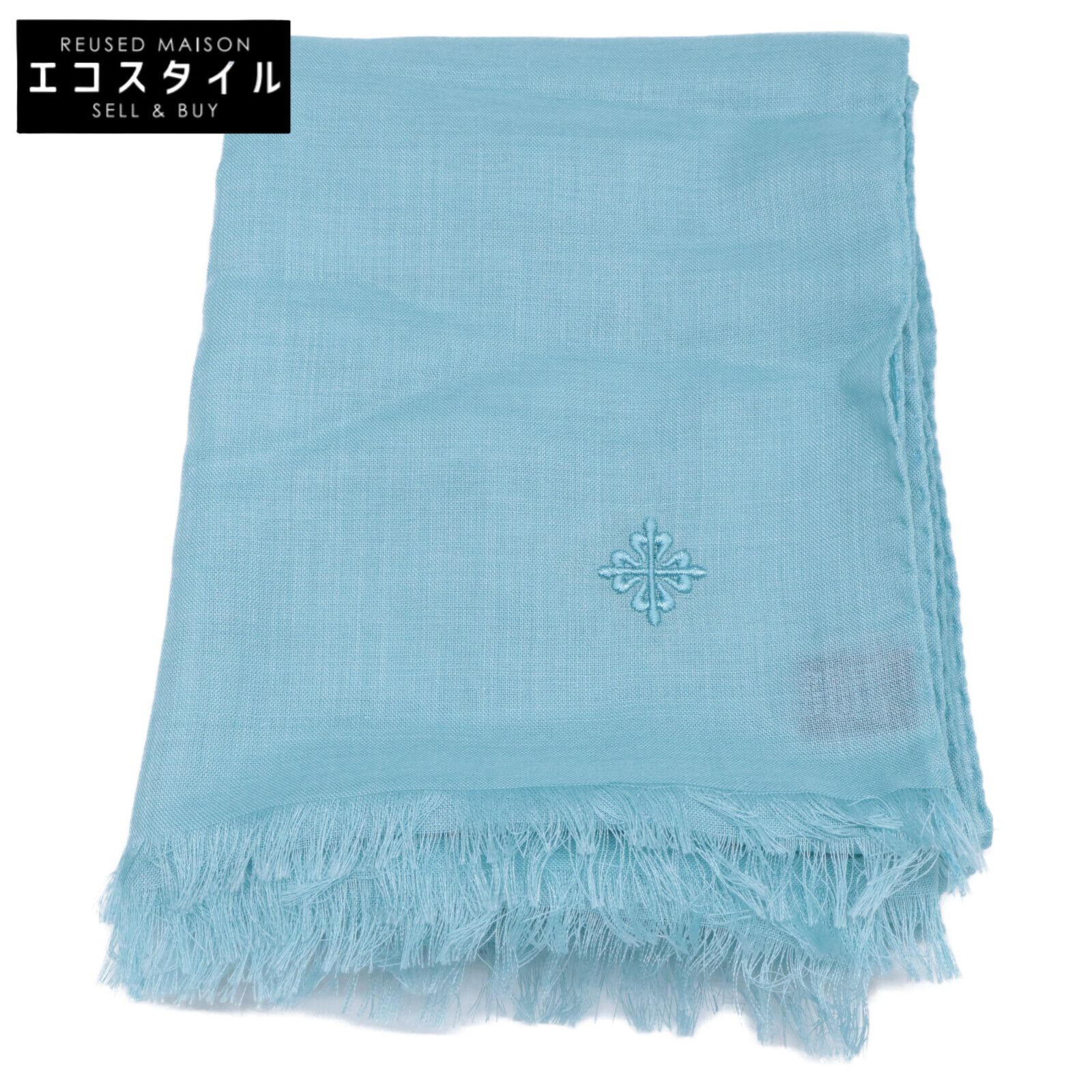 PATEK PHILIPPE パテックフィリップ ロゴ刺繍 カシミヤ シルク