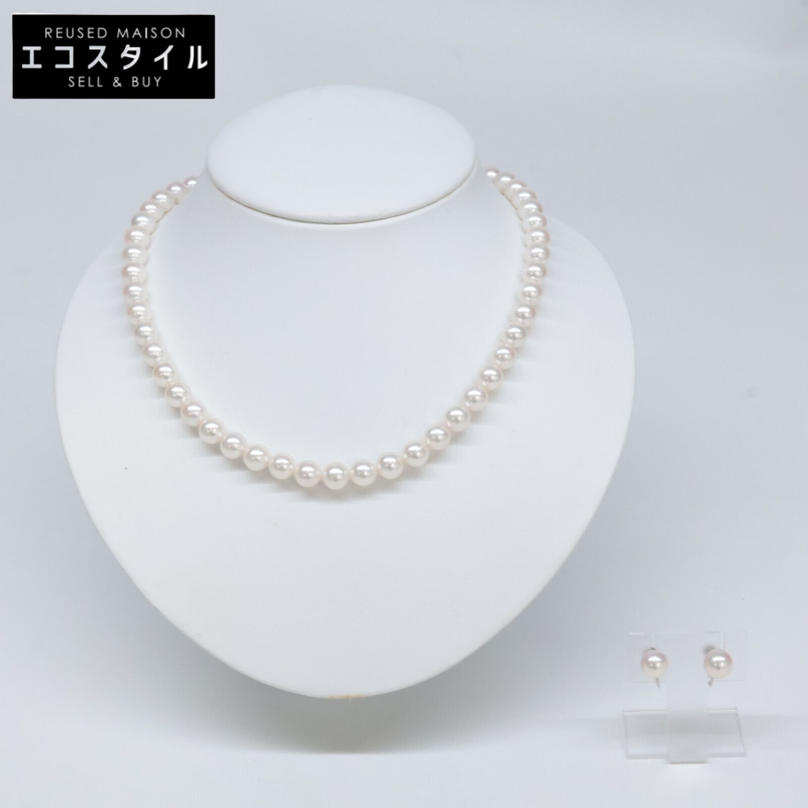 K14 K14 【美品】高島屋 K14WG パール イヤリング・SILVER パール