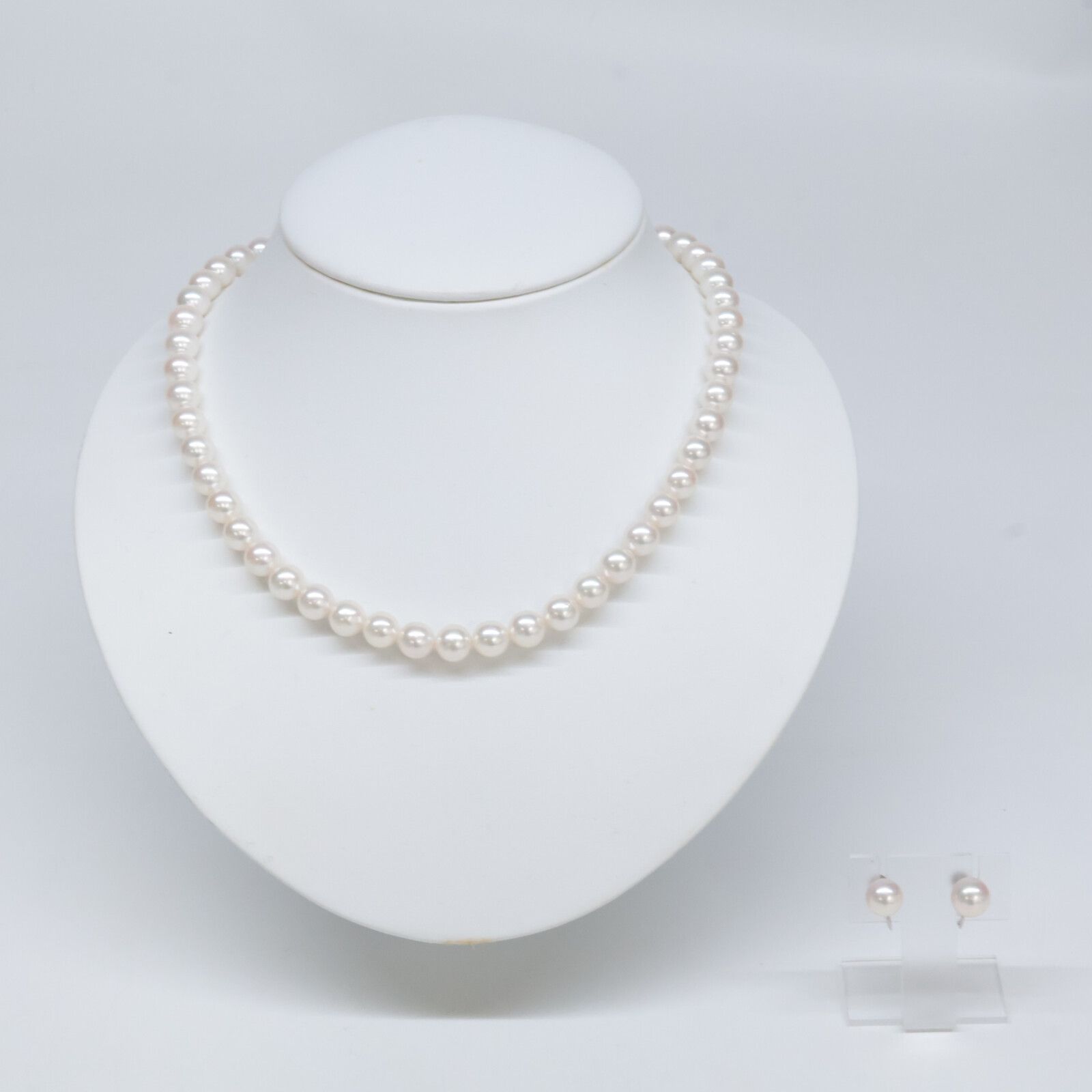 K14 K14 【美品】高島屋 K14WG パール イヤリング・SILVER パール