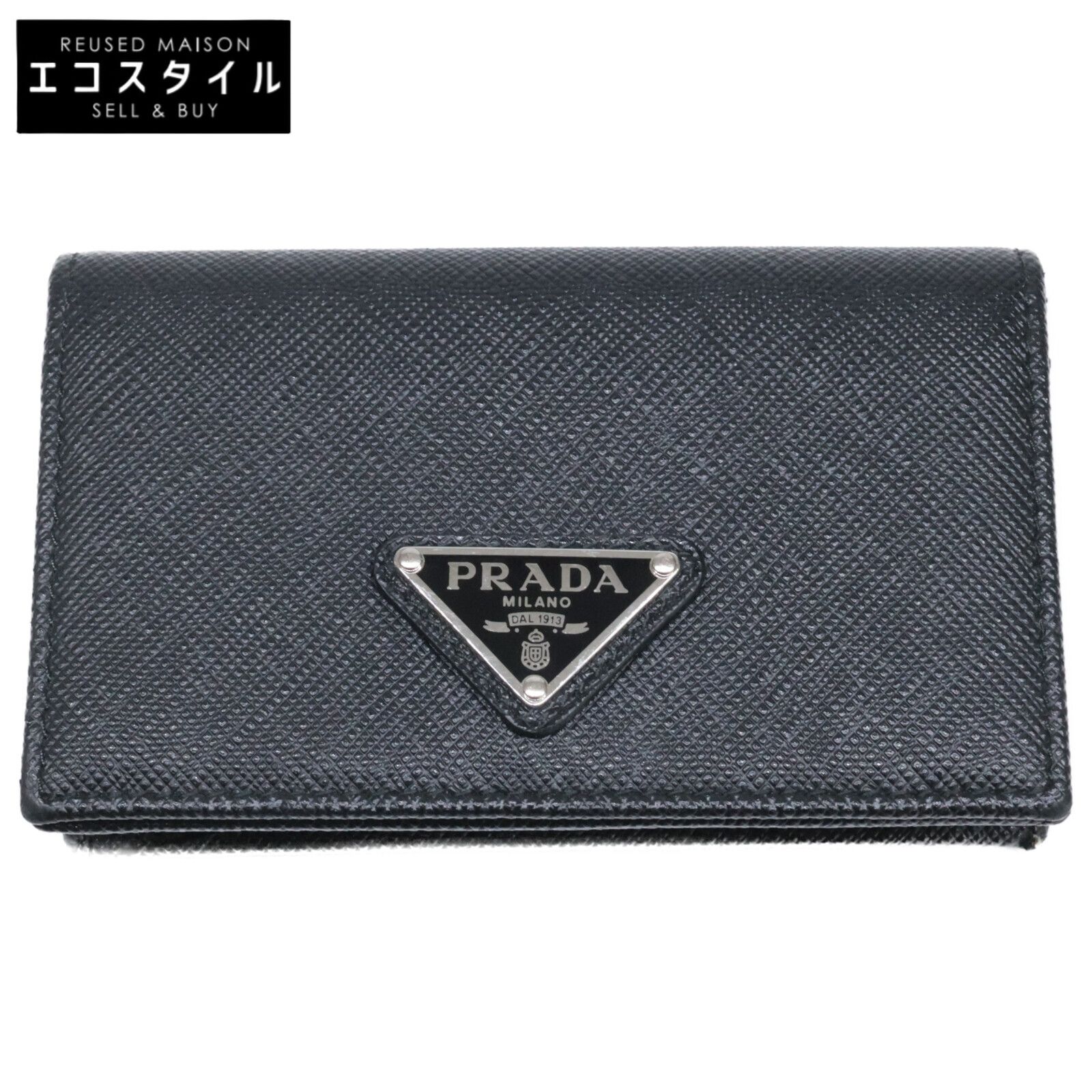 PRADA プラダ 1 MC 122 SAFFIANO TRIANG サフィアーノ トライアングル