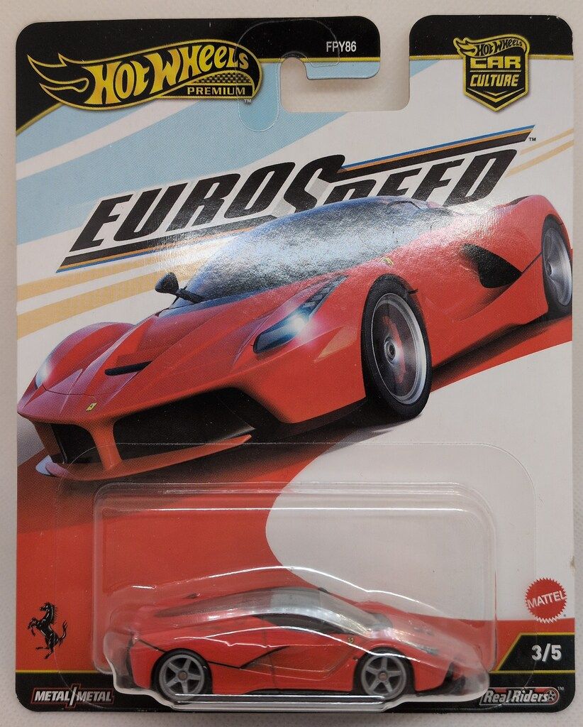MATTEL HOTWHEELS カーカルチャー ユーロスピード ラフェラーリ - メルカリ