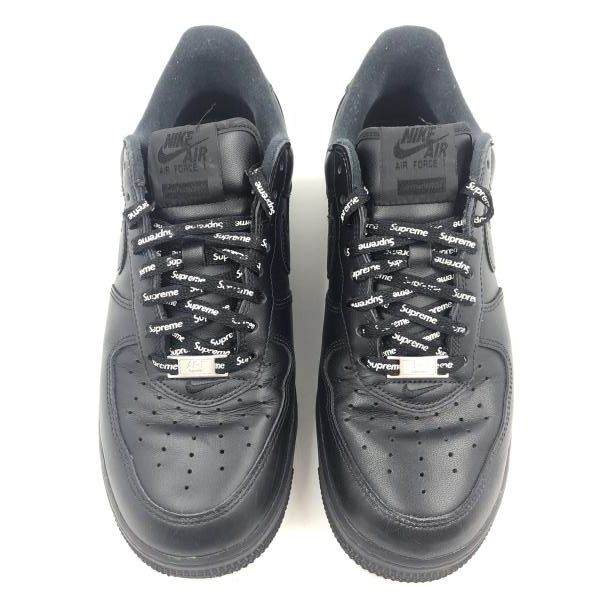 NIKE Supreme AIR FORCE 1 Low Black 26 cm ソール減り 傷 CU 9225 001 ナイキ シュプリーム 24