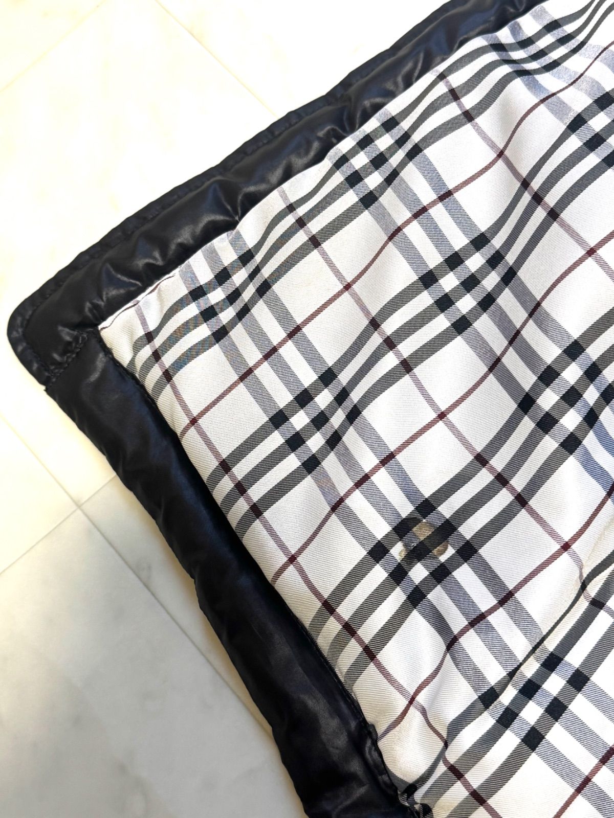 BURBERRY BLACK LABEL バーバリーブラックレーベル ダウンベスト M 黒