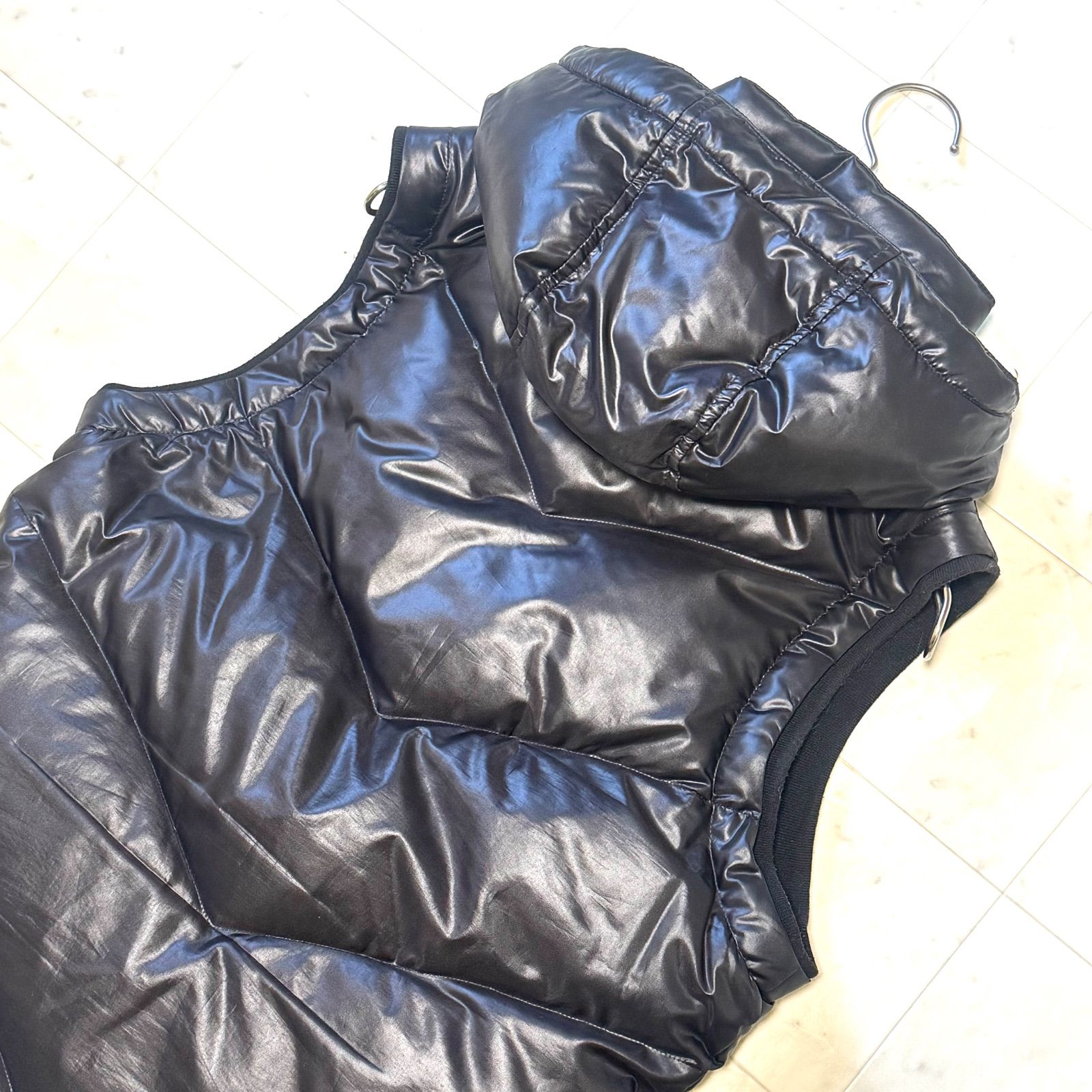 BURBERRY BLACK LABEL バーバリーブラックレーベル ダウンベスト M