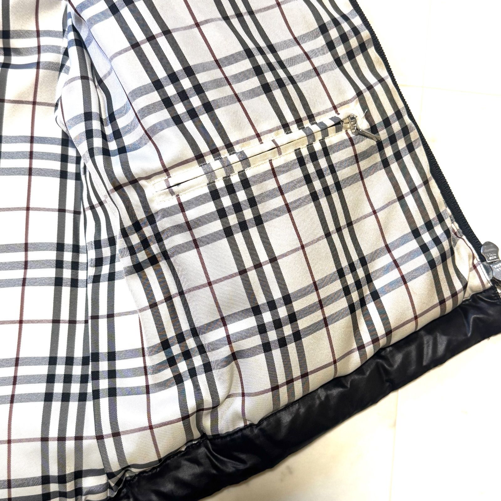 BURBERRY BLACK LABEL バーバリーブラックレーベル ダウンベスト M 黒