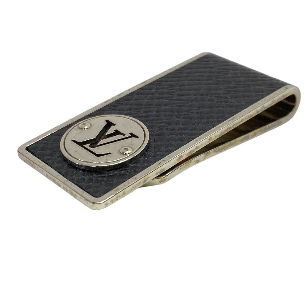 ルイ ヴィトン マネークリップ ビルクリップ ネオLVクラブ 小物 ロゴ シルバー ブラック レザー M 00020 LOUIS VUITTON メンズ 上品 感 モード その他 折り財布 小物