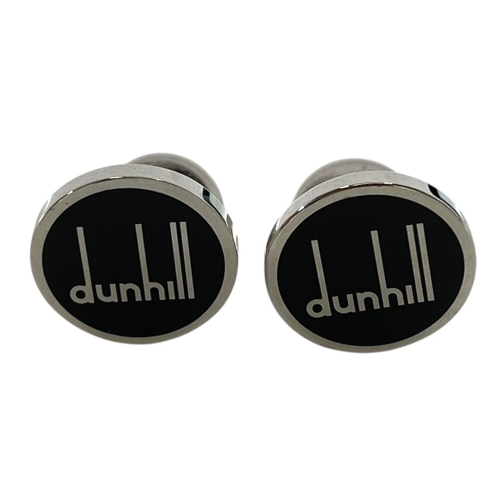 ダンヒル カフス カフリンクス カフスボタン シルバー ブラック ロゴ