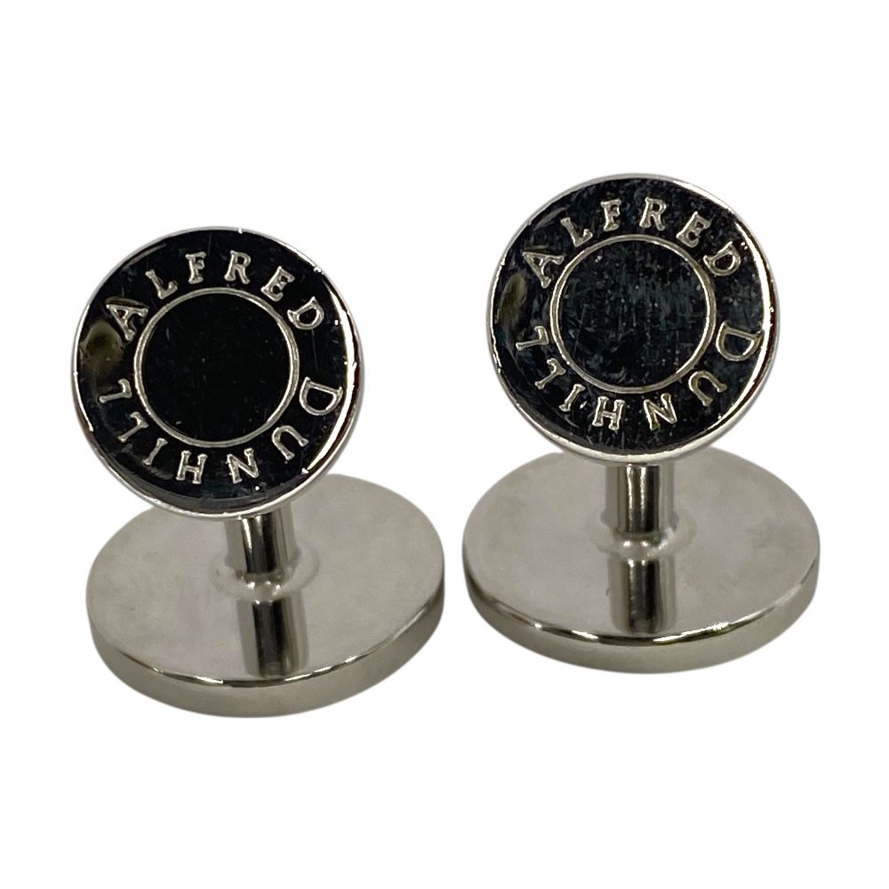 ダンヒル カフス カフリンクス カフスボタン 割引 シルバー ブラック