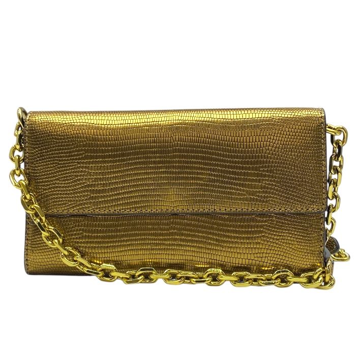 ポロ ラルフローレン 財布 長財布 チェーンウォレット ショルダーバッグ ロング ゴールド レディース POLO RALPH LAUREN 上品 感 エレガント