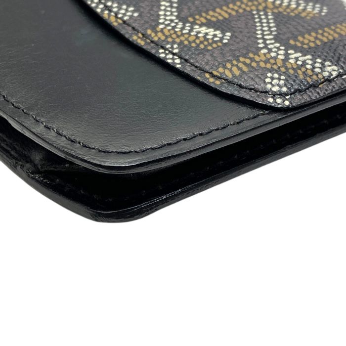 美品 ゴヤール コインケース 小銭入れ ヘリンボーン PVC×レザー