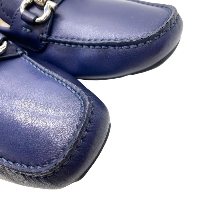 美品 フェラガモ ガンチーニ ドライビングシューズ ローファー