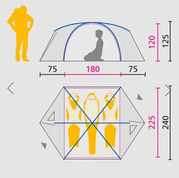 Jack Wolfskin アウトレット ジャックウルフスキン ECLIPSE III 3人用