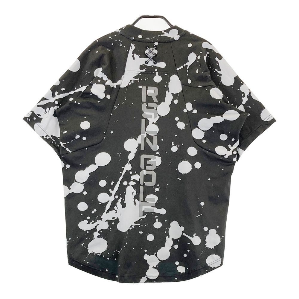 サイズ：6 RUSSELUNO ラッセルノ 半袖Tシャツ ドリップ柄 ブラック系