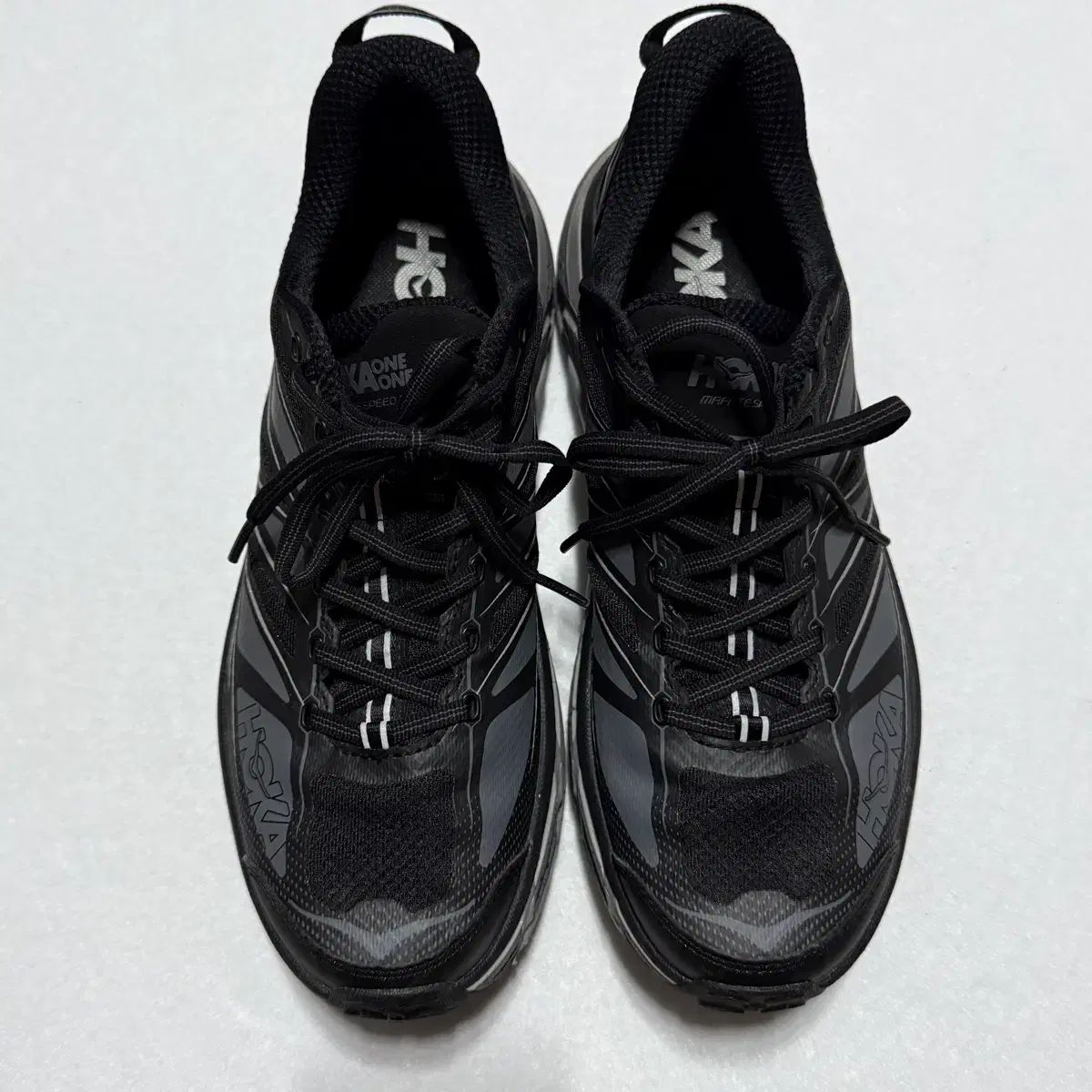 HOKA ONE ホカオネオネ 麻マファテ スピード2 キャッスルロック スニーカー 280 270 275ブラック
