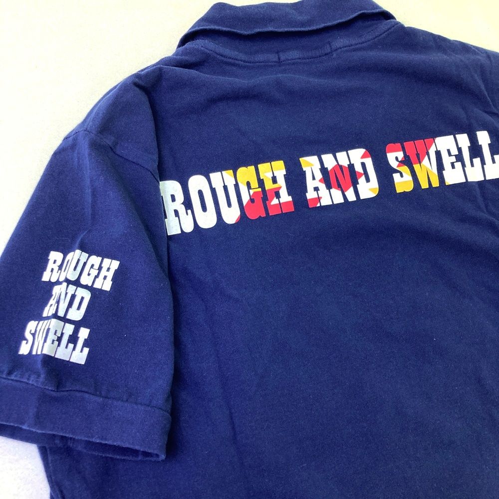 サイズ：M ROUGH&SWELL ラフアンドスウェル RSM-21028 襟付 半袖T