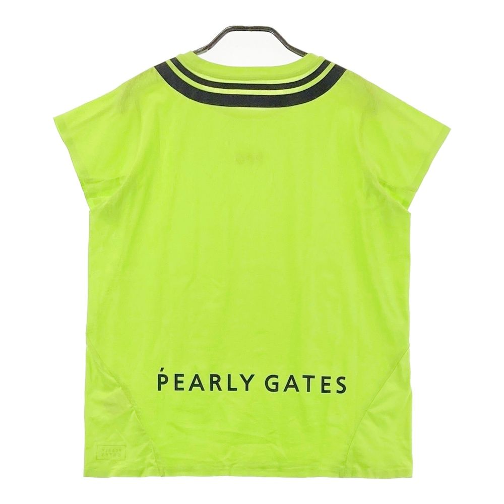 サイズ：1 PEARLY GATES パーリーゲイツ メッシュ切替 半袖Tシャツ